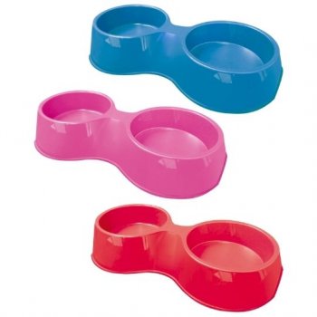 COMEDOURO PLAST. POP DUPLO FURACAOPET N3 - 2.000 ml
