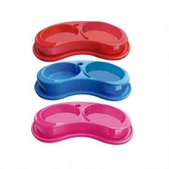 COMEDOURO PLAST. ANTI-FORMIGA JOY DUPLO 1.000 ml - M