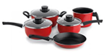 Cjto 05 Peças Gourmet Vermelha