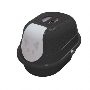 BANDEJA HIG. CAT TOALETE FURACAOPET - BLACK