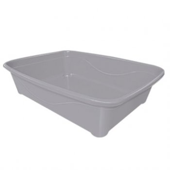 BANDEJA HIG. GATO CLASSIC FURACAOPET - CINZA (EXPORT)