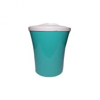 PORTA RACAO CANISTER REDONDO 3,5 KG (VERDE TIFFANY)