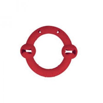 BRINQUEDO CAES ANEL MACICO BORRACHA N2 - M - VERMELHO