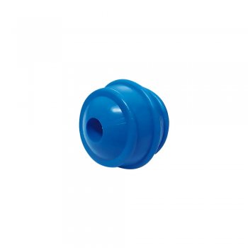 BRINQUEDO CAES BOLA MACICA COL. 50 mm - PORTA OSSINHO - AZUL