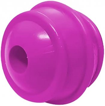 BRINQUEDO CAES BOLA MACICA COL. 50 mm - PORTA OSSINHO - ROSA