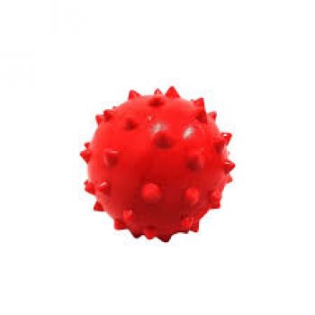 BRINQUEDO CAES BOLA MACICA COL. CRAVO 70 mm - VERMELHA