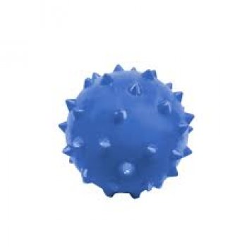BRINQUEDO CAES BOLA MACICA COL. DOGAO C/ CRAVO 80 mm - AZUL