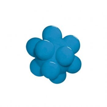 BRINQUEDO CAES BOLA MACICA COL. METEORO 60 mm - AZUL