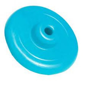 BRINQUEDO CAES FRISBEE BORRACHA FURACAOPET - AZUL
