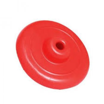 BRINQUEDO CAES FRISBEE BORRACHA FURACAOPET - VERMELHA
