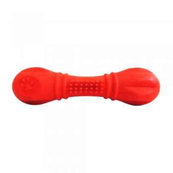 BRINQUEDO CAES OSSO ESPECIAL BORRACHA N1 - P - VERMELHO