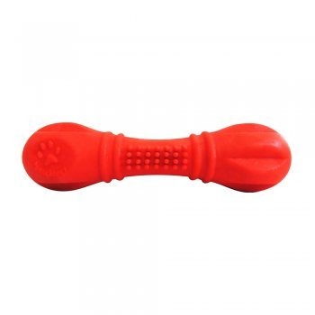 BRINQUEDO CAES OSSO ESPECIAL BORRACHA N2 - M - VERMELHO