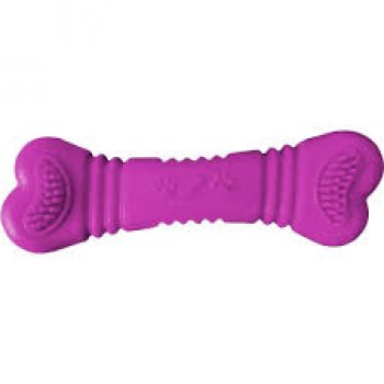 BRINQUEDO CAES OSSO FURACAOBONE BORRACHA N3 - G - ROSA