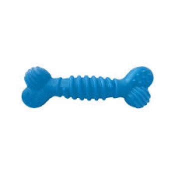BRINQUEDO CAES OSSO SUPERBONE BORRACHA N1 - P - AZUL