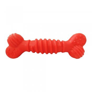 BRINQUEDO CAES OSSO SUPERBONE BORRACHA N3 - G - VERMELHO